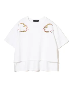 Women UNDERCOVER Sweater Cut&Sew | T-Shirts | UC1E8806-2