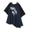 Women UNDERCOVER Sweater Cut&Sew | T-Shirts | UC1E8805-2