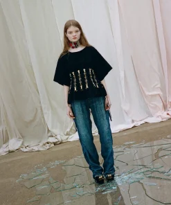 Women UNDERCOVER Sweater Cut&Sew | T-Shirts | UC1E1806