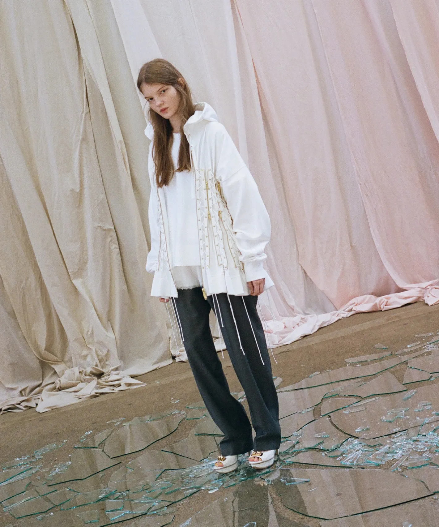 Women UNDERCOVER Sweater Cut&Sew | UC1E1807