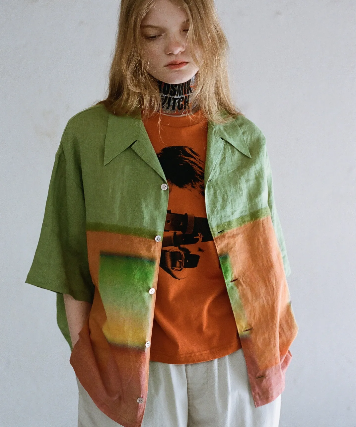 Women UNDERCOVER Sweater Cut&Sew | T-Shirts | UC1E1891-1