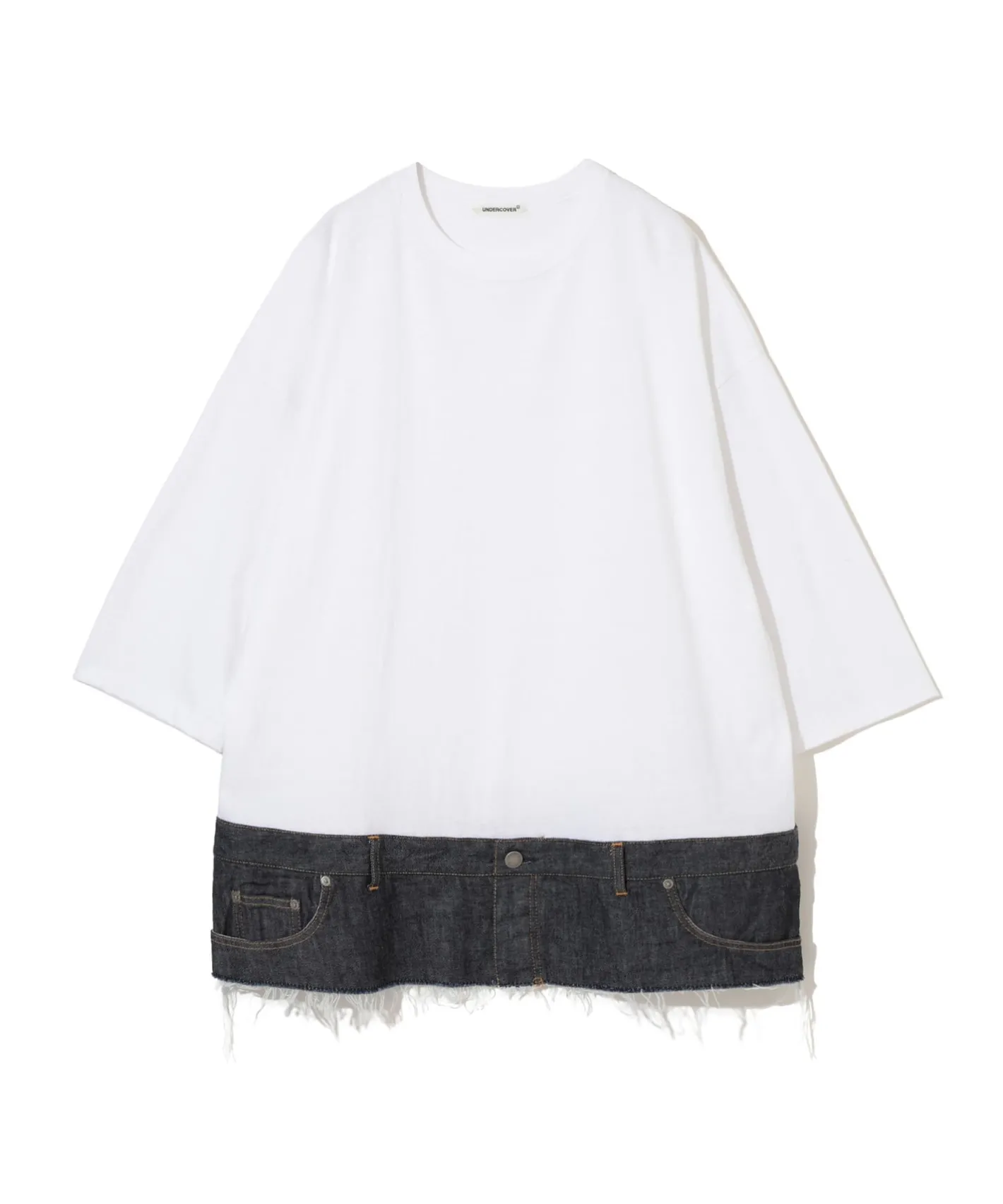 Women UNDERCOVER Sweater Cut&Sew | T-Shirts | UP1E1805-1
