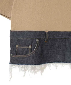 Women UNDERCOVER Sweater Cut&Sew | T-Shirts | UP1E1805-1